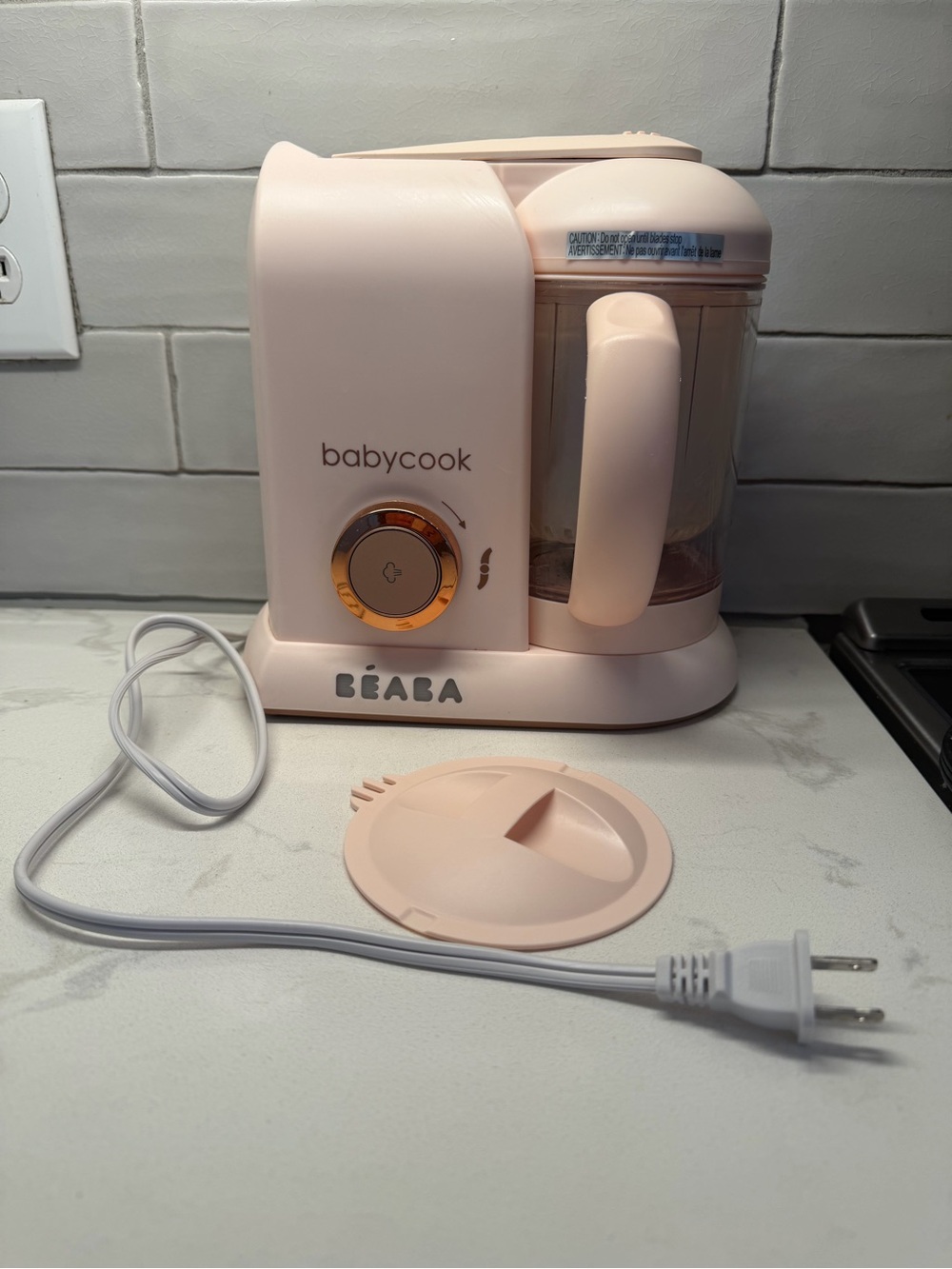 BEABA Babycook Solo 4 in 1 Baby Food Processor Steamer food maker rose gold